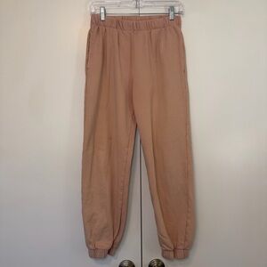 Peach Brandy Melville Rosa Sweatpants